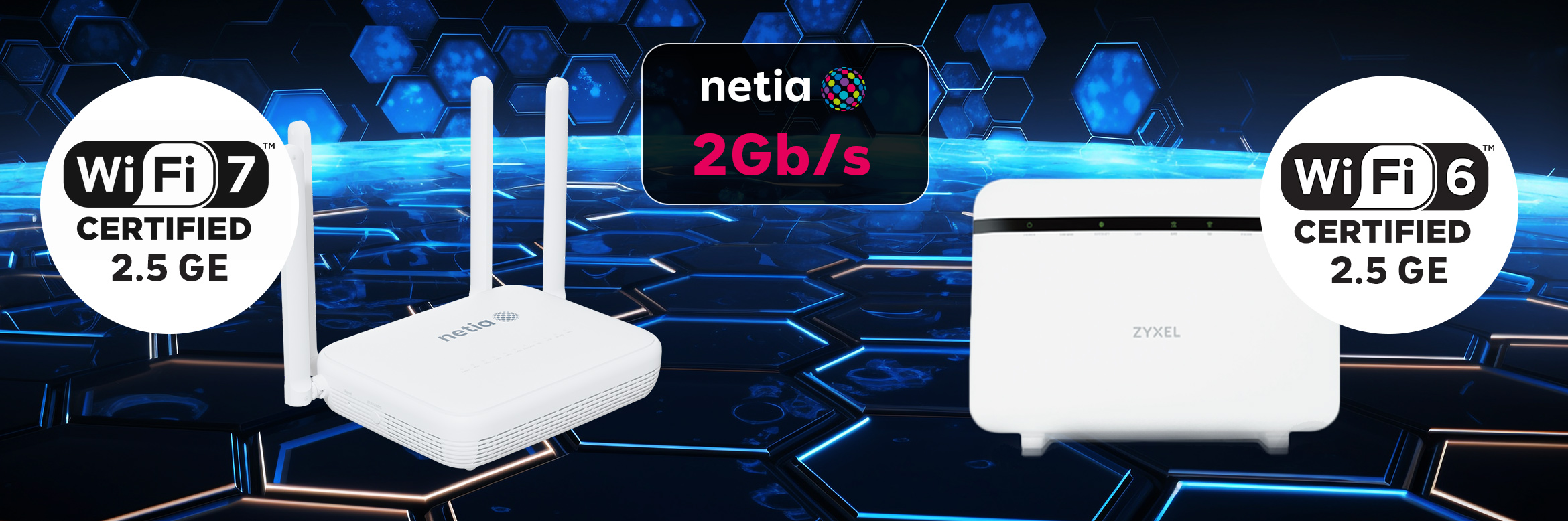 Nowe routery z WiFi 7 dla łączy 2 Gb/s w Netii